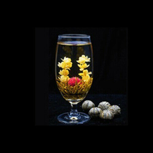 4 Balls Flower Tea Different Handmade Blooming Healthy Green for Family