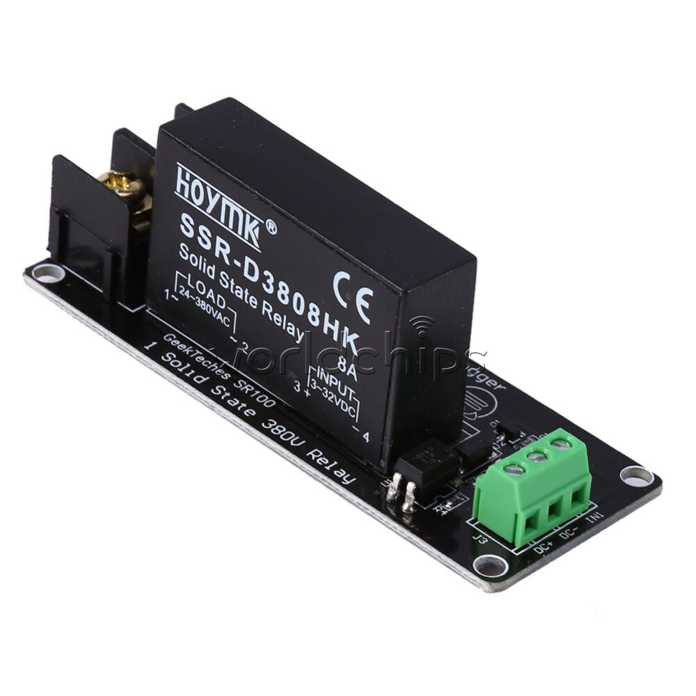 1 Channel 380V 8A Solid State Relay Module SSR Switch Controller Board F Arduino