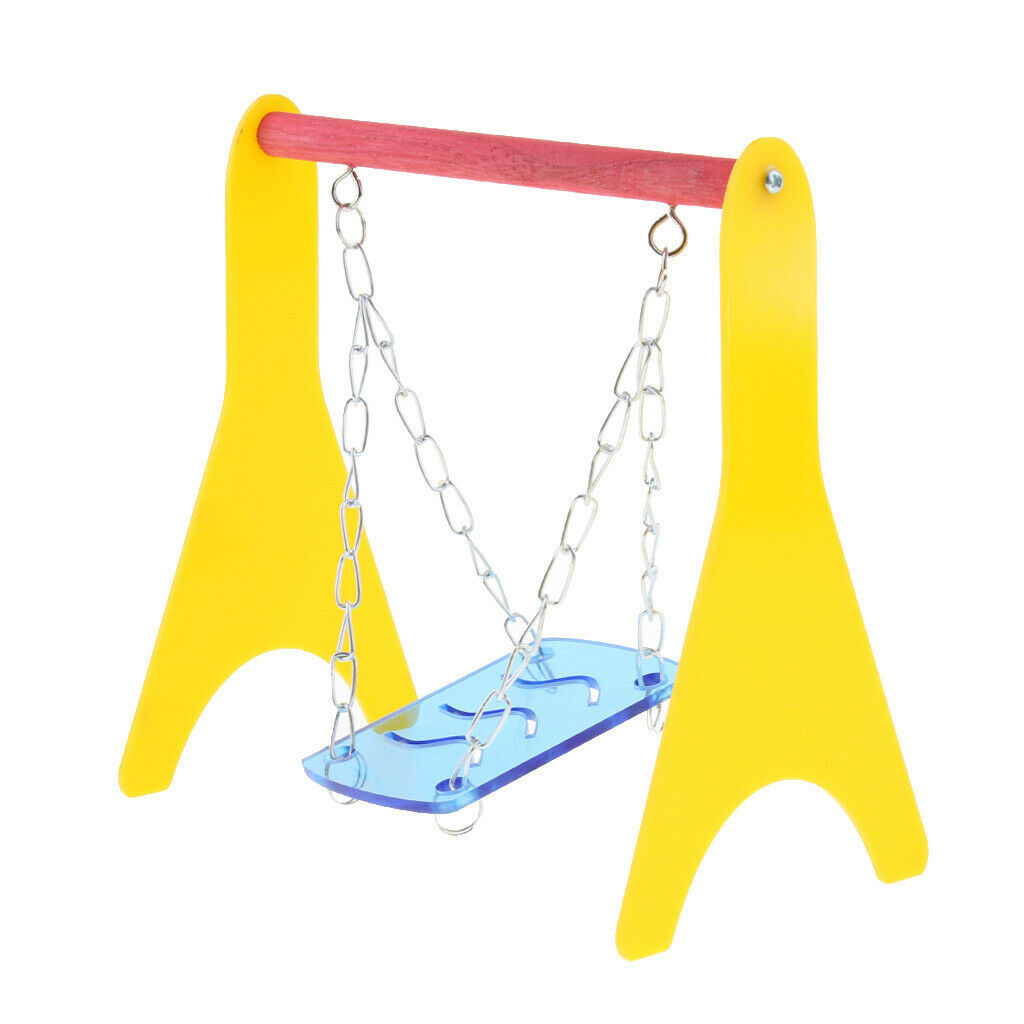 Table Top Hanging Swing for Pet Hamster Mouse Gerbil Rat Parrot Bird Cage Play