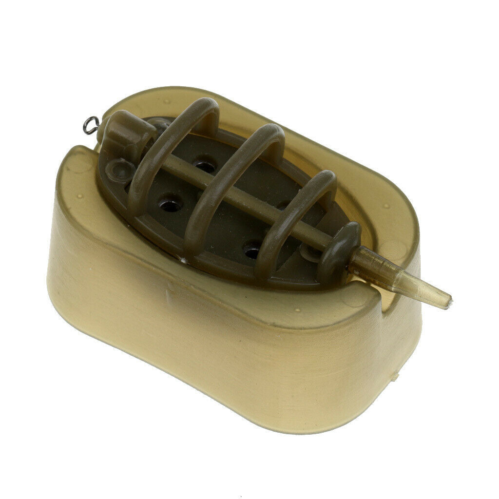 2 Sets Carp Fishing Feeder Bait Mould Sinker 15g,20g,25g,35g,30g,40g,50g,60g