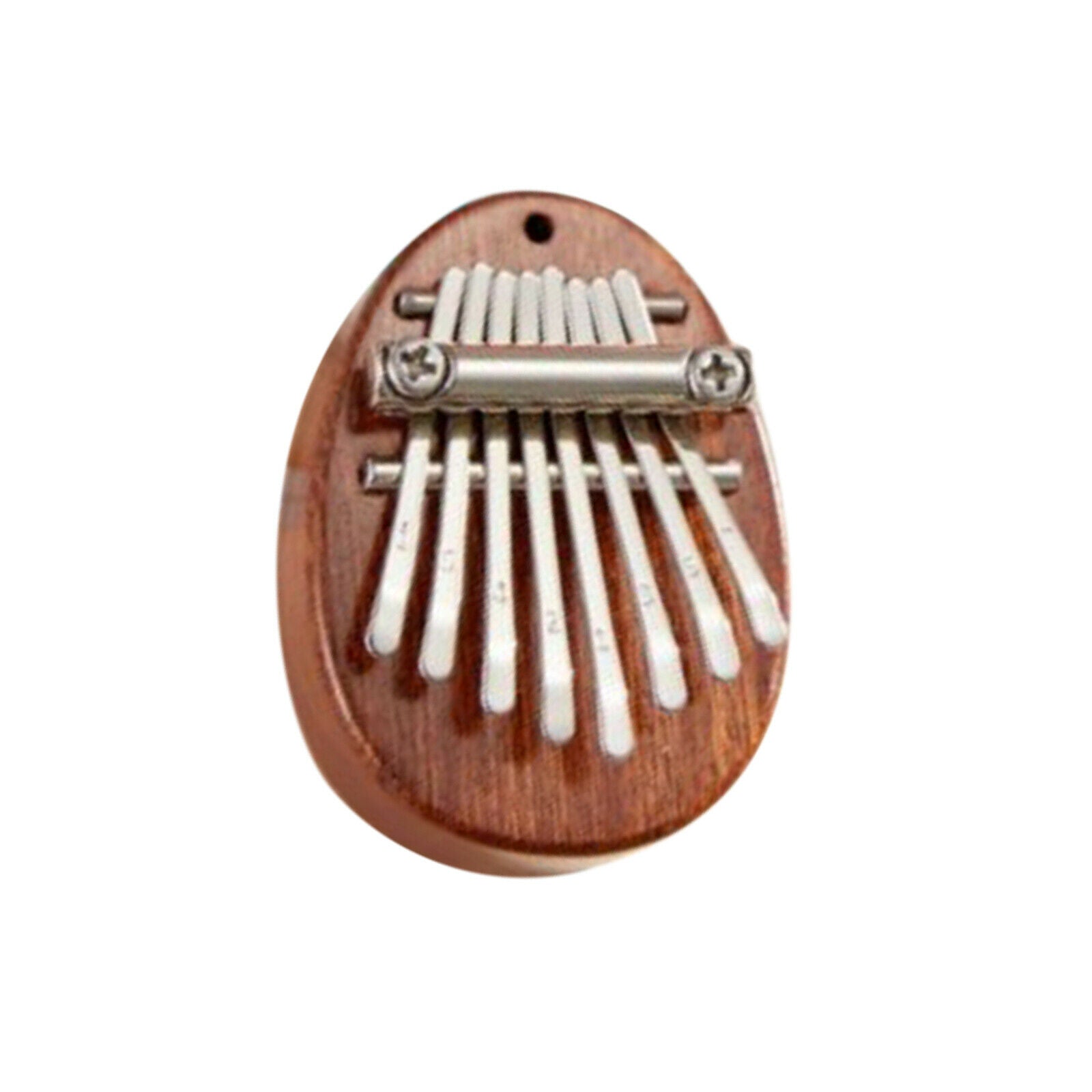 Solid Wood Mahogany 8 Keys Mini Kalimba Mbira Thumb Piano Gift for Beginner