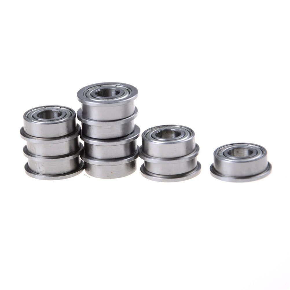 10pcs F686 F686ZZ Mini Metal Double Shielded Flanged Ball Bearings 6*13*5mm M4DD