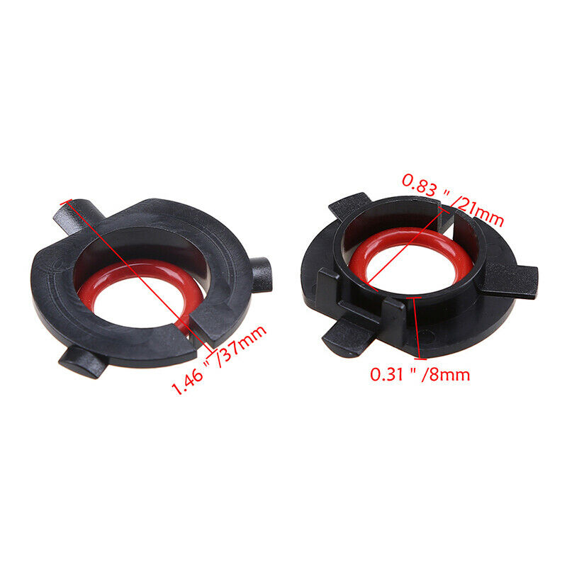 H7 LED Headlight Bulb Adapter Holder Socket Base Retainer For Kia Mitsubishi
