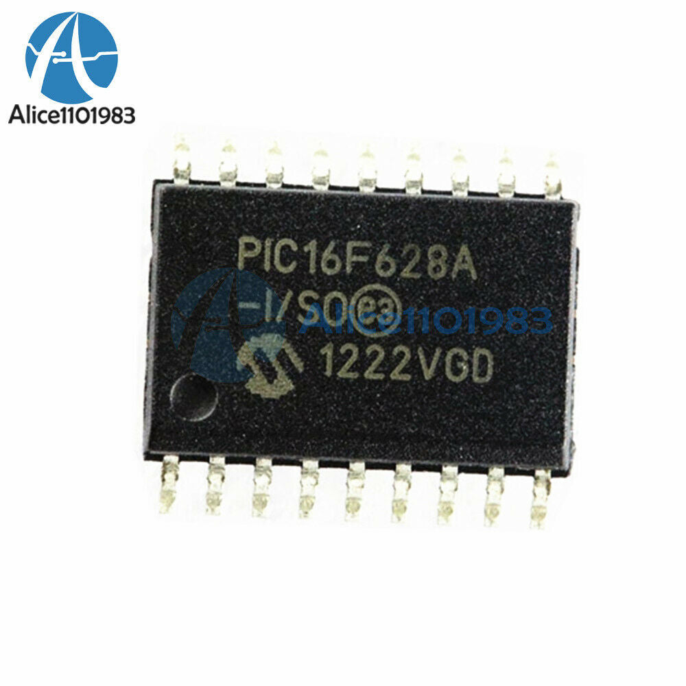 5PCS MICROCHIP PIC16F628A-I/SO PIC16F628A SOP-18 CHIP IC PIC16F628A