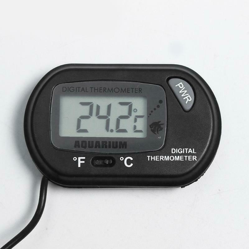 Digital Aquarium Thermometer with Suction Cup Fish Tank Water Terrarium Temp