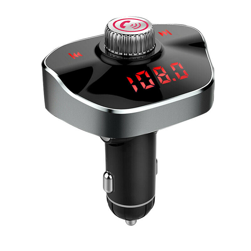 12-24V Bluetooth Transmitter Handsfree Radio Music Dual USB Charger MP3 Player