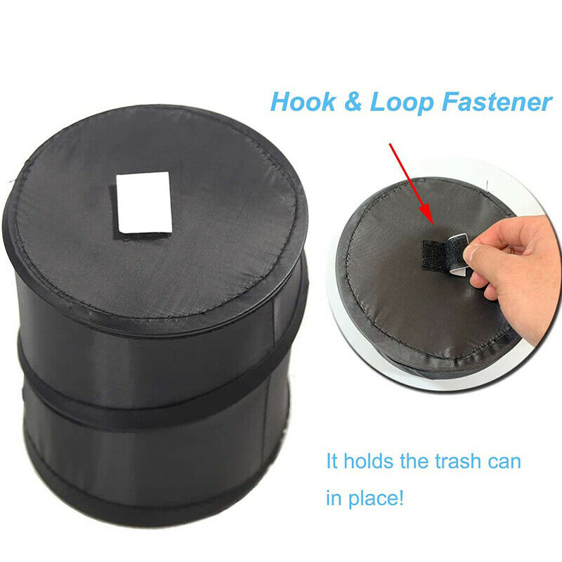 1Pc Black Car Trash Can Pack Bag Waterproof Car Trash Bag for Little Leak Pr SJ