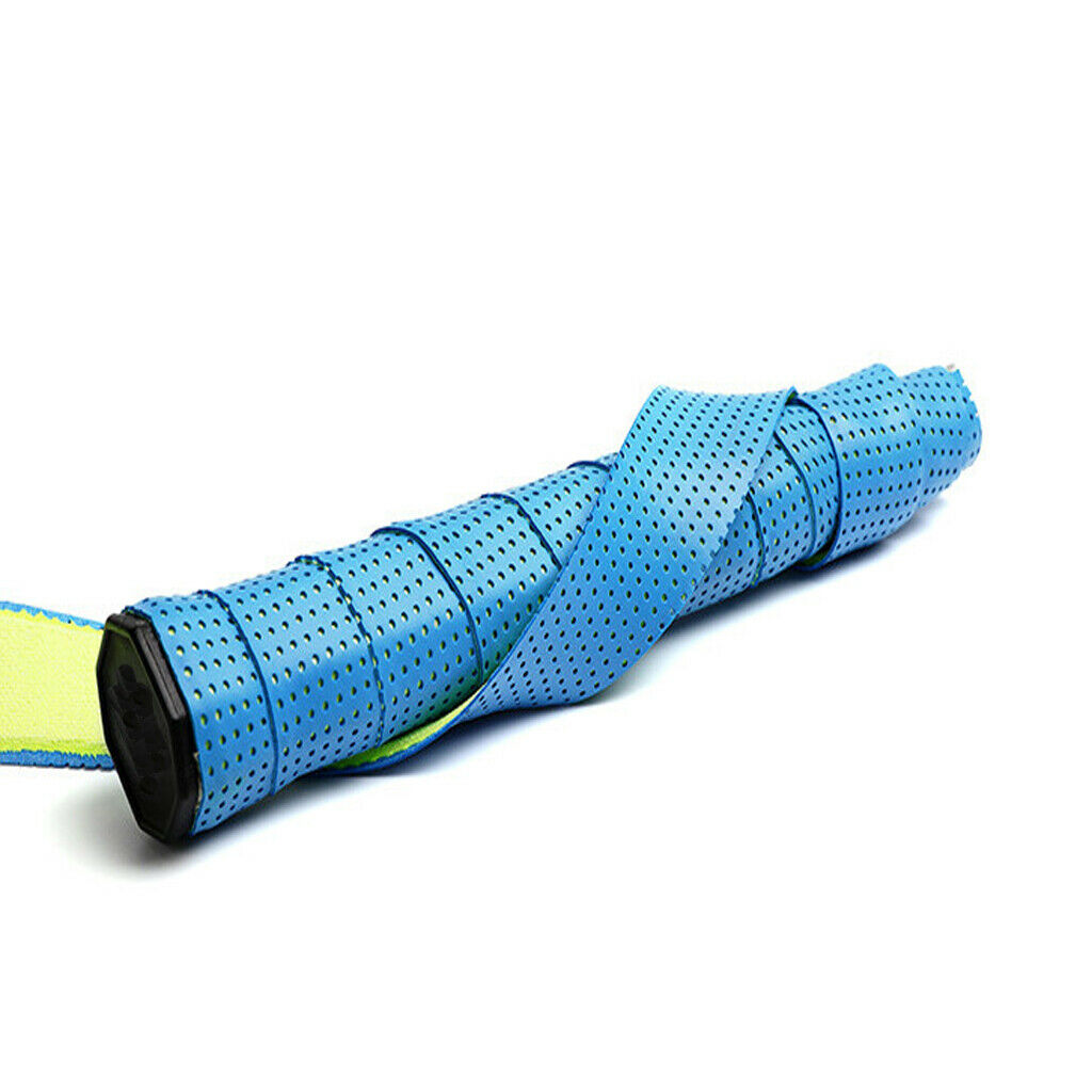 Tennis Badminton Racket Over Grips Bat Squash Tape Anti-slip Sweat Wrap Blue