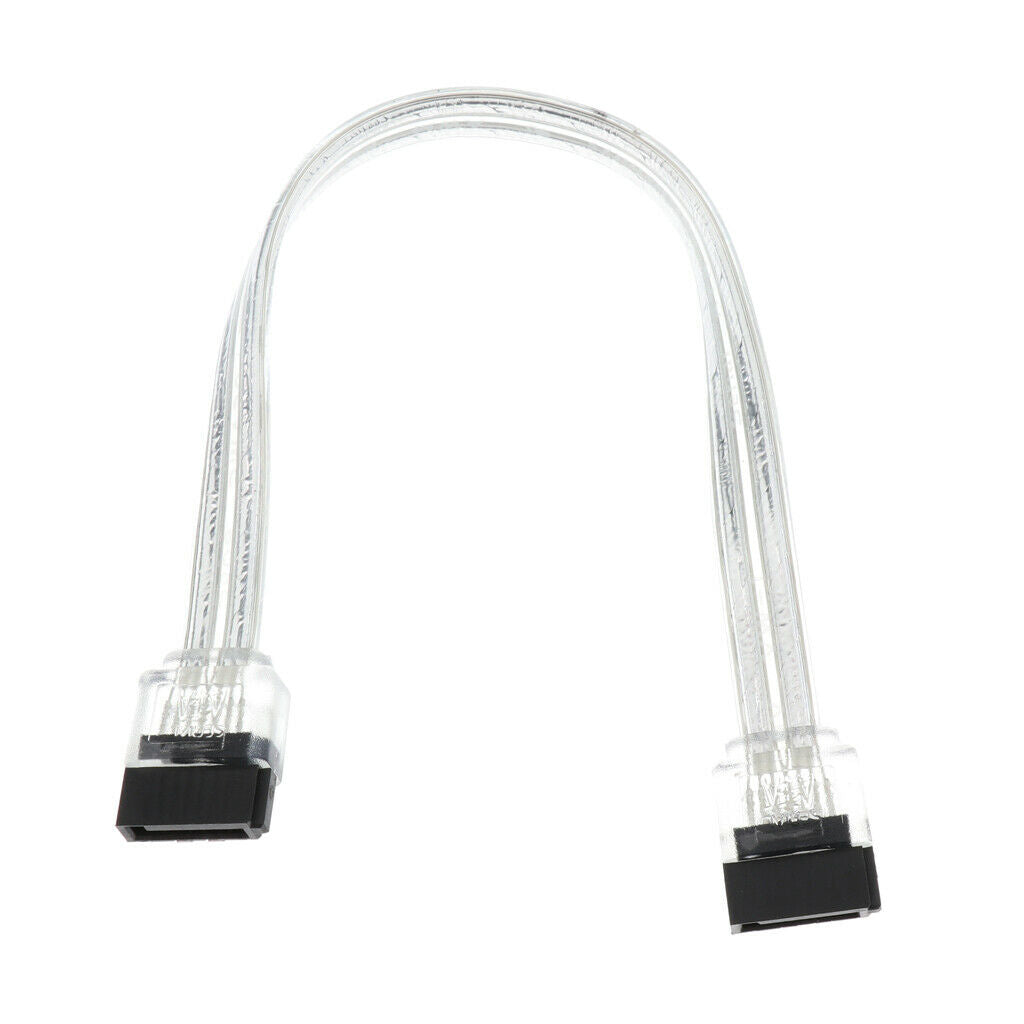SATA3.0 Data Power Hard Dirve Cable 6.0Gbps 180 Degree With Locking Latches