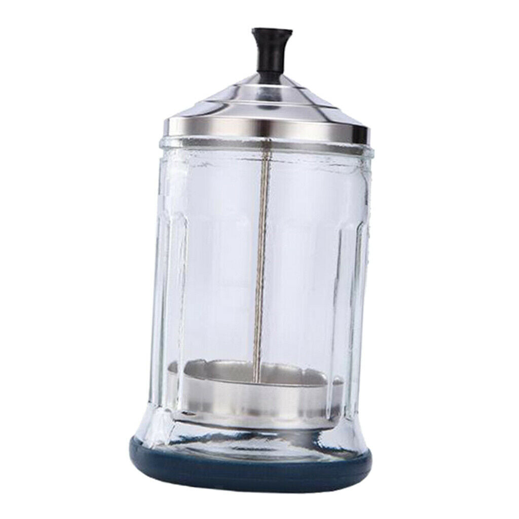 2pcs Disinfection Jar Container Sanitizing Germicide Jars for Barber Salon