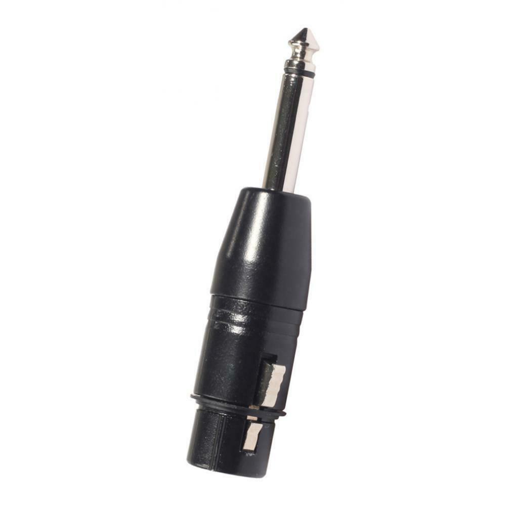 3 Pin XLR Female To 6.35mm Male Mono    Adapter Microphone Leader