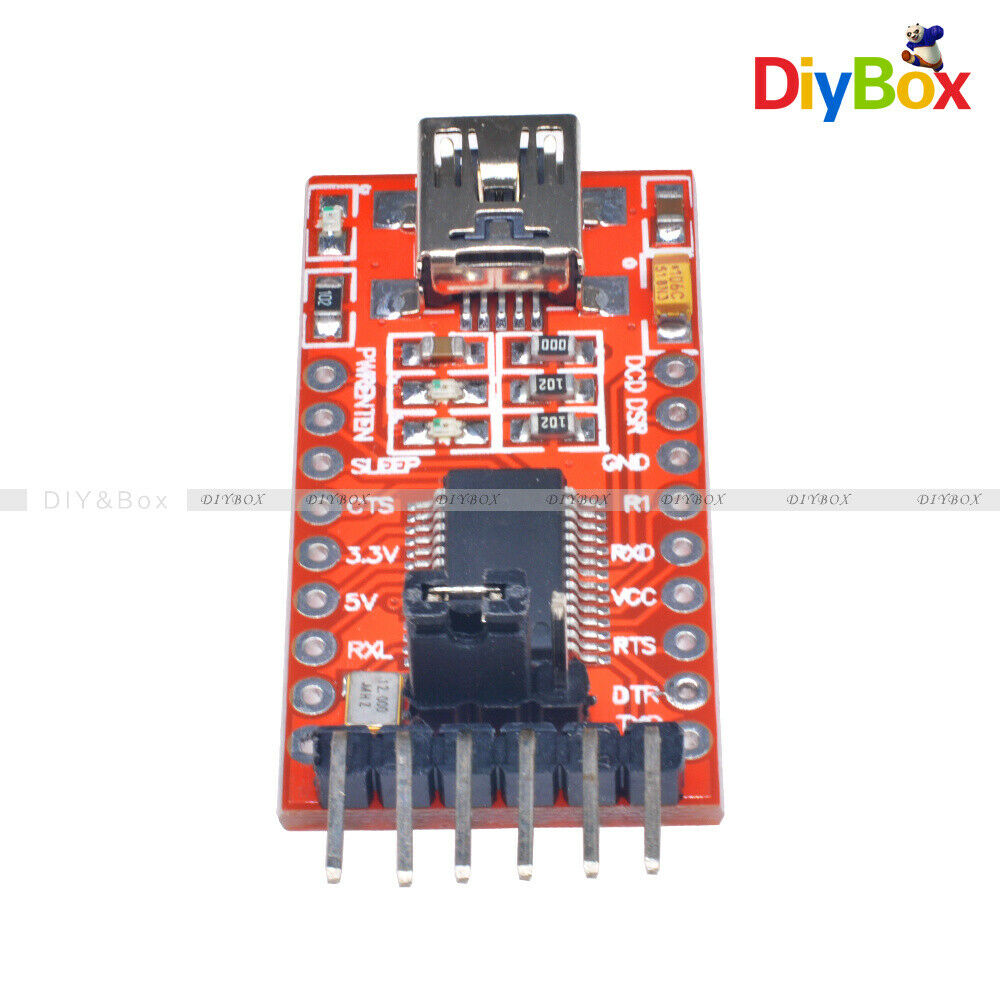 5PCS FT232RL 3.3V 5.5V FTDI USB to TTL Serial Adapter Module f Arduino Mini Port