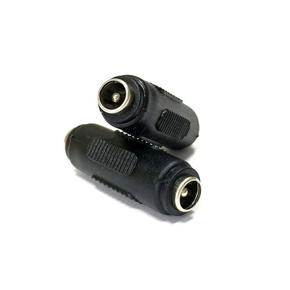 5 Pack DC 5.5mm x 2.1mm Female to Female Power Jack Coupler