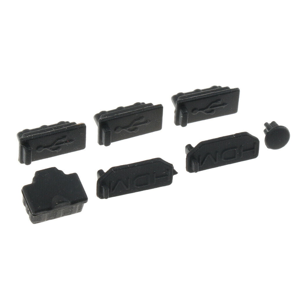 USB HDMI Audio Earphone LAN Dust Cover Set for Microsoft Xbox One X Console