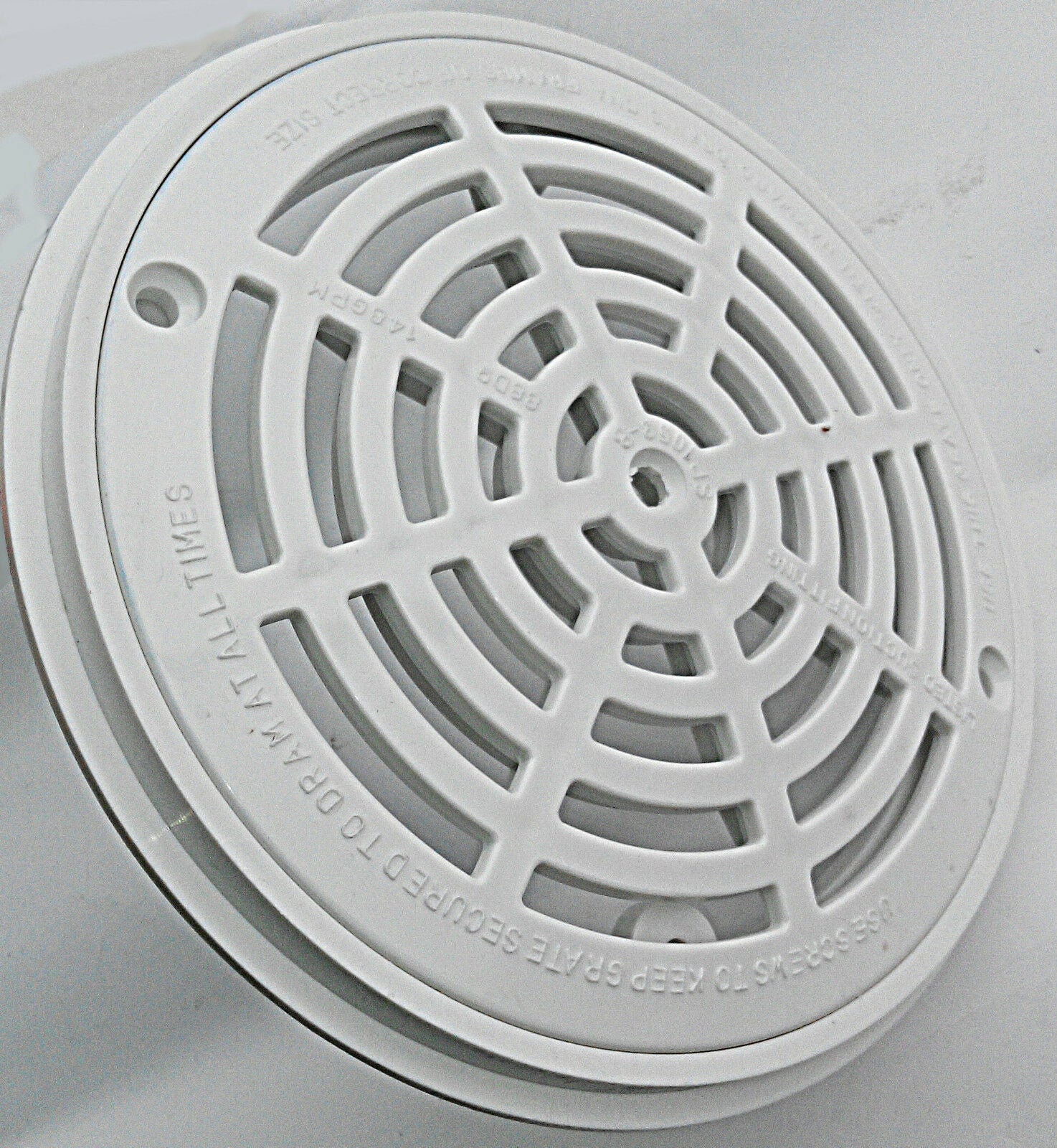 8" Swimming Pool In-Ground & Above Ground Dual Main Bottom Drain-1030
