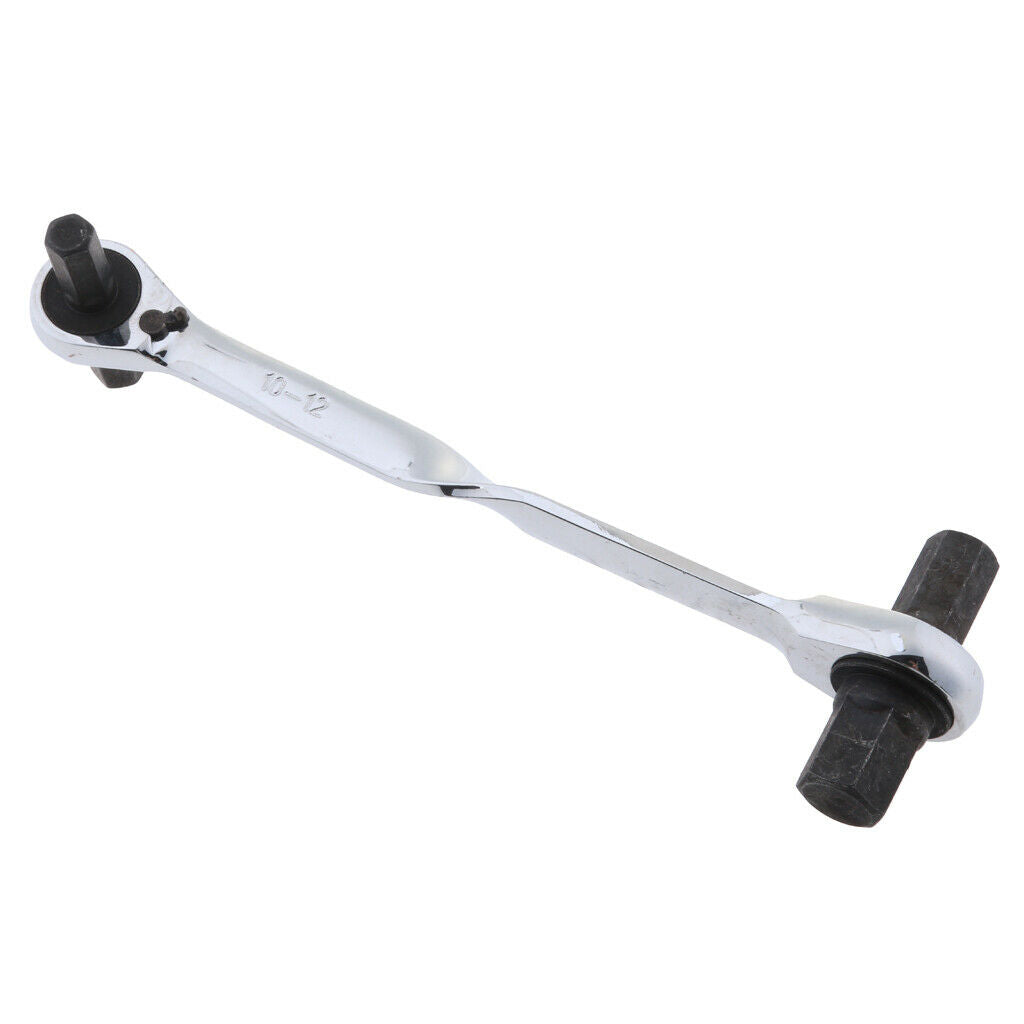 Metric S10xS12-S14xS17 4-in-1 Ratchet Hex Wrench Ratchet Wrenches Double End