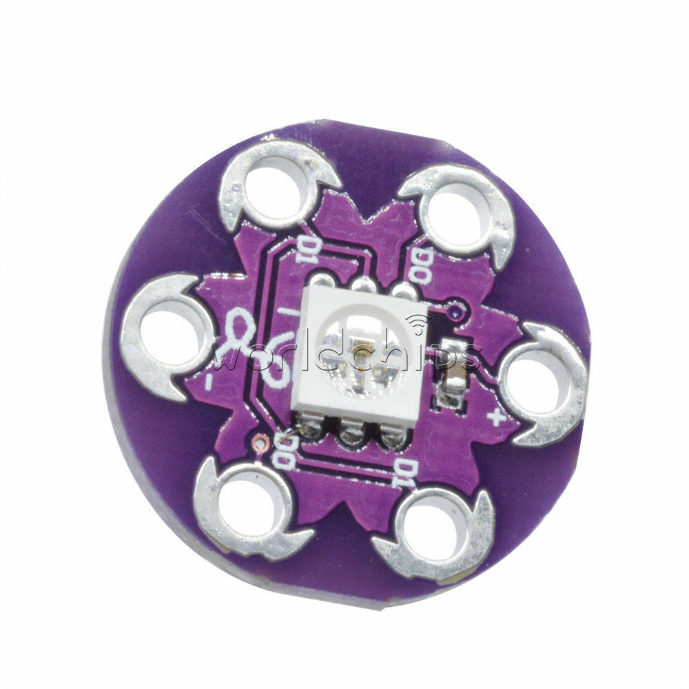 5PCS LilyPad Pixel Board WS2812 5050 Lamp Panel LED Module for Arduino US
