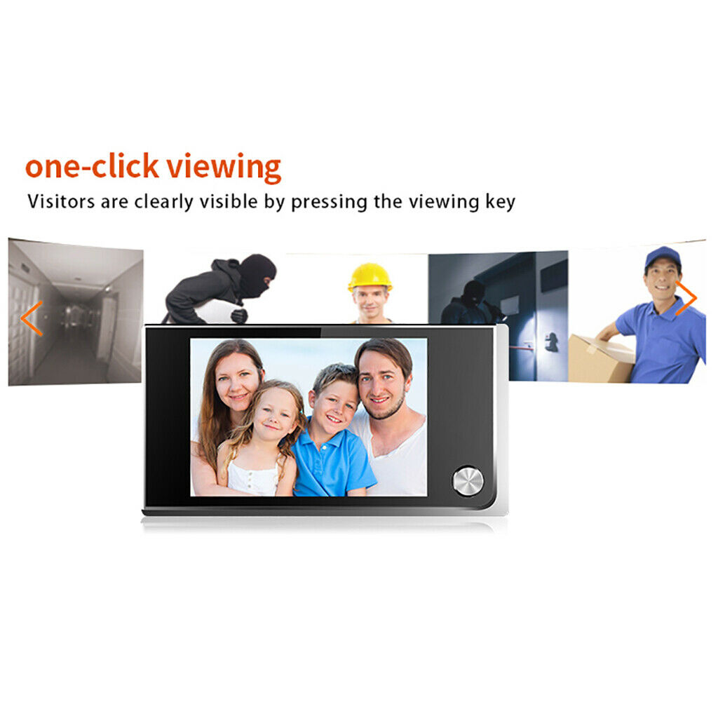 digital color LCD peephole viewer door camera cam security monitor visiable, 120