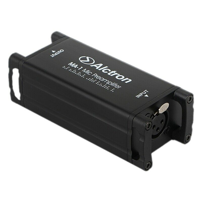 Alctron MA-1 Microphone Amplifier Dynamic/Passive Aluminum Microphone PreampliD3