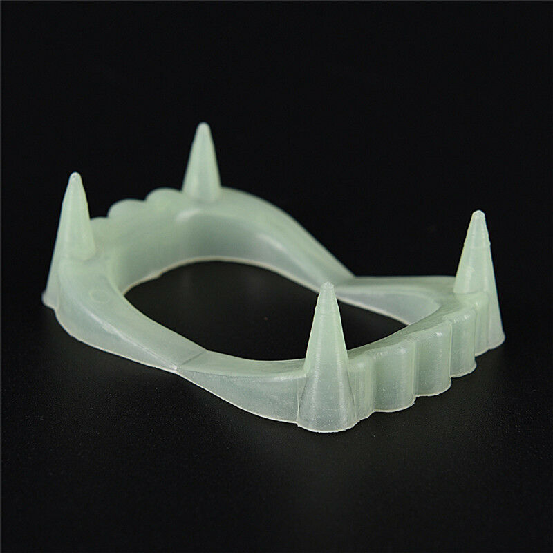 10*Halloween Holiday Party Vampire Luminous False Teeth Tooth Denture Cost.l8