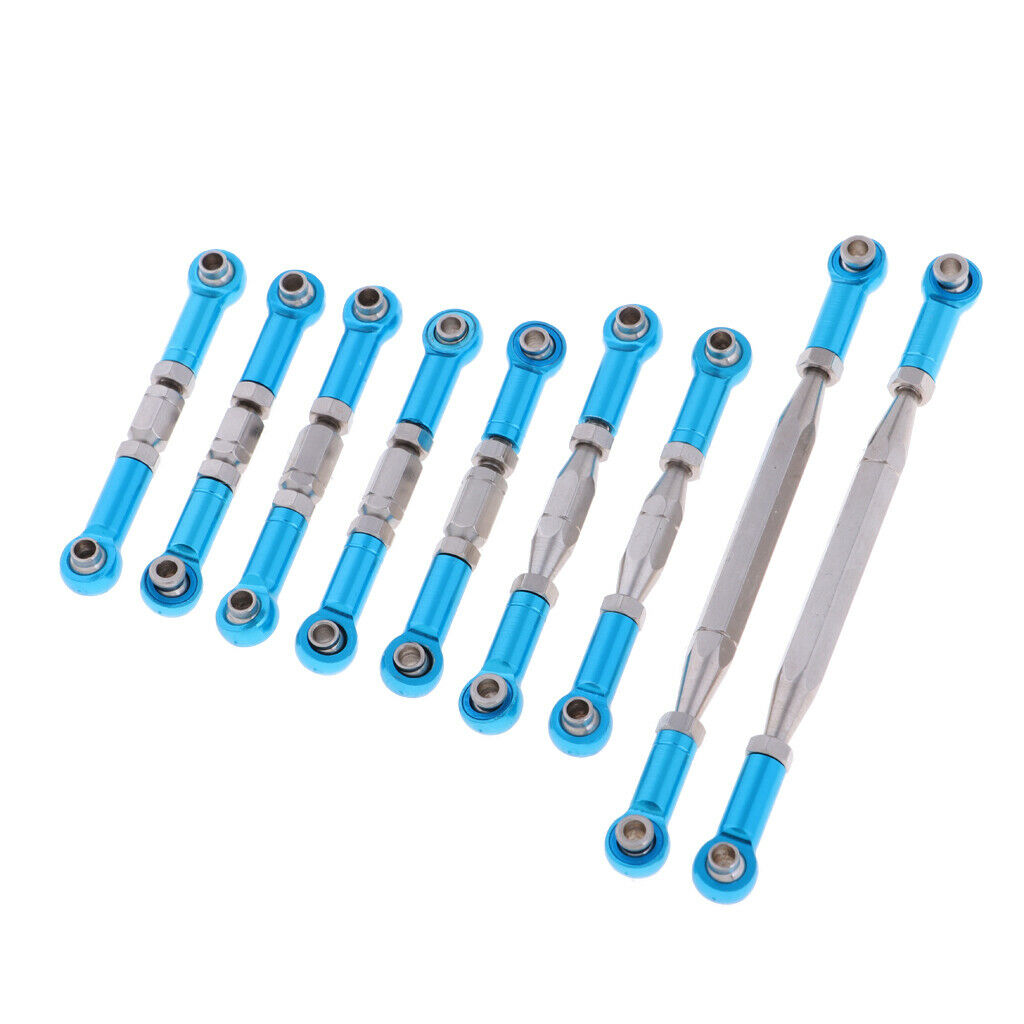 9x Steering Rod Front / Rear Drawbar for Wltoys 12428 FY-03
