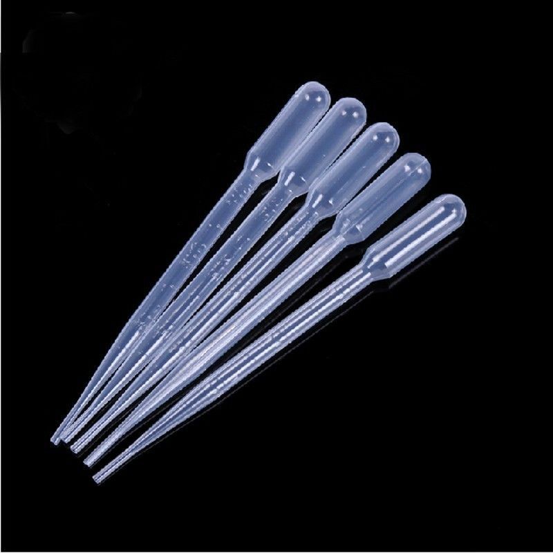 50pcs 3ML Disposable Plastic Eye Dropper Set Transfer Graduated Pipettes New