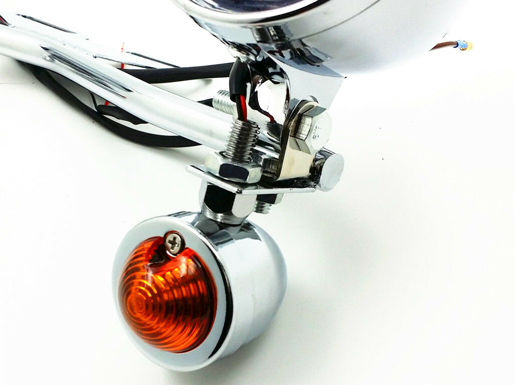 Motor Bullet Turn Signal Spot light For Kawasaki VN Motorcycle Touring Chopper