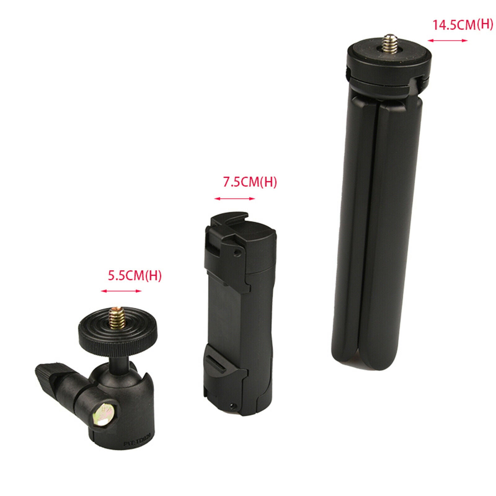 Tabletop Mini Tripod 360 Rotation Phone Stand Streaming Tripod Legs Monopod