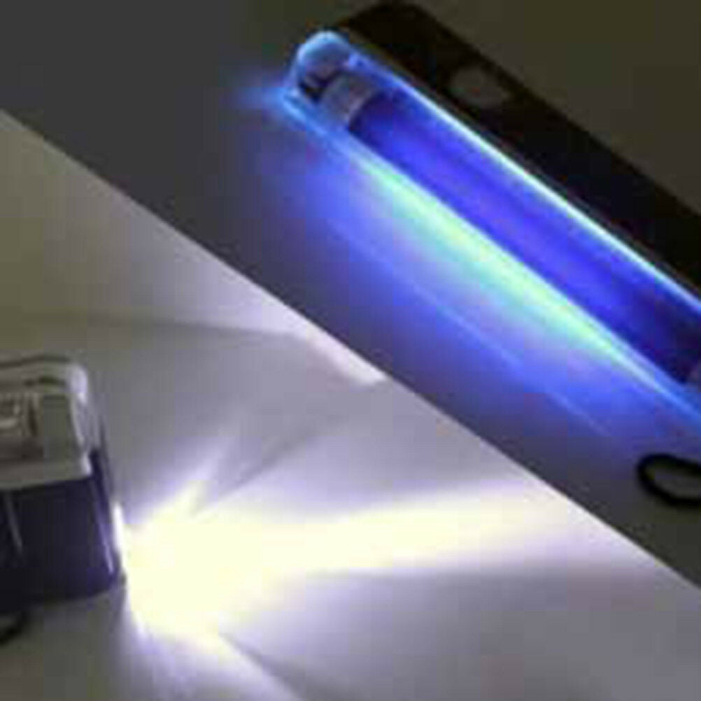 Mini portable ultra violet UV light lamp torch with LED flashlight lj JC.l8