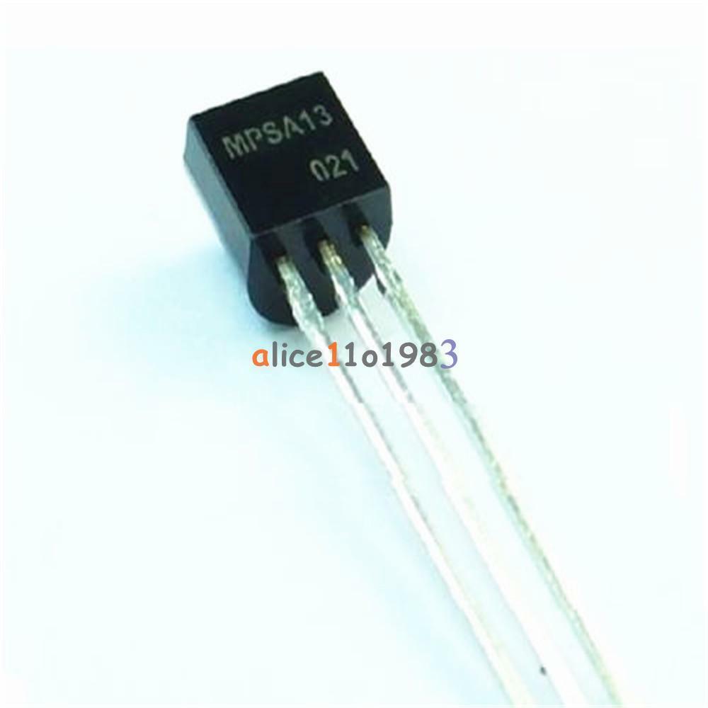 10PCS MPSA13 NPN 0.5A/30V TO-92 Darlington Transistor NPN 0.5A/30V TO-92