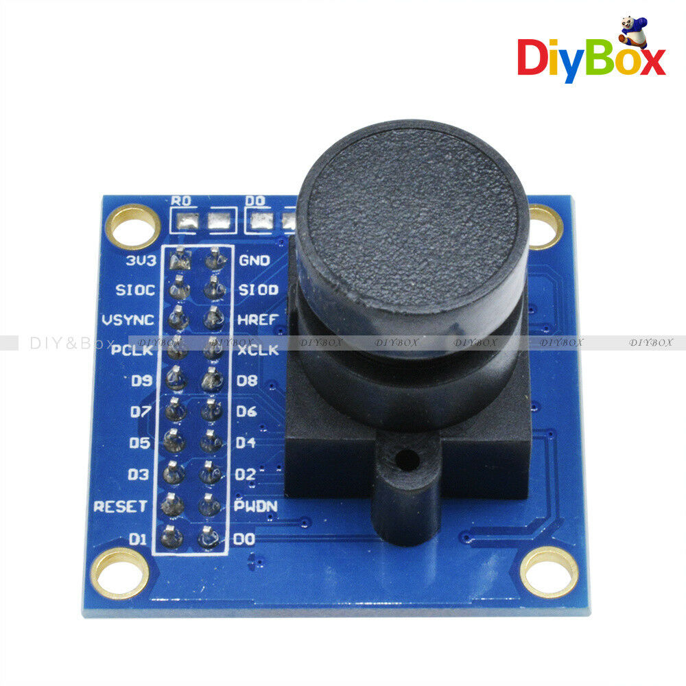 Top OV7725 Camera Module 640x480 Display Active Compatible SCCB I2C IIC