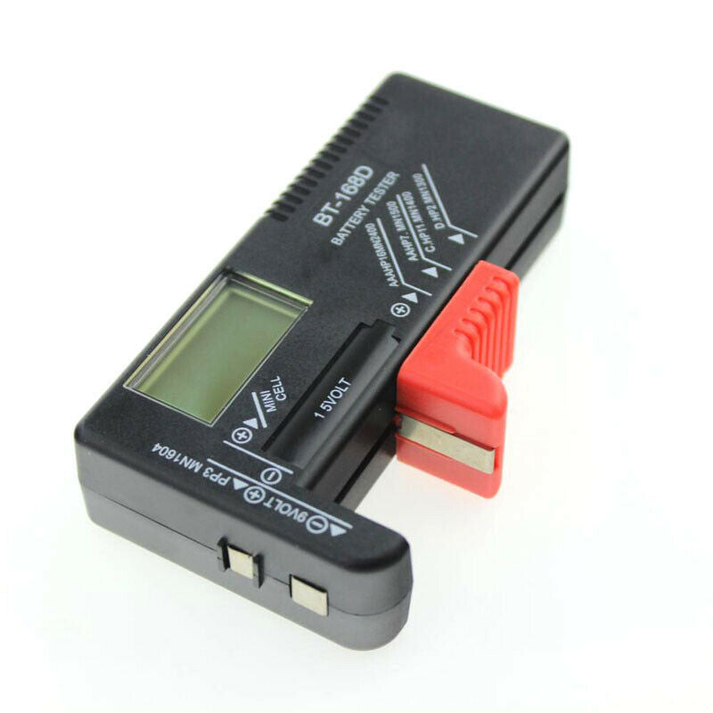 Lithium Battery Capacity Tester Testing Equipment LCD Display  for LR44 9V AAA