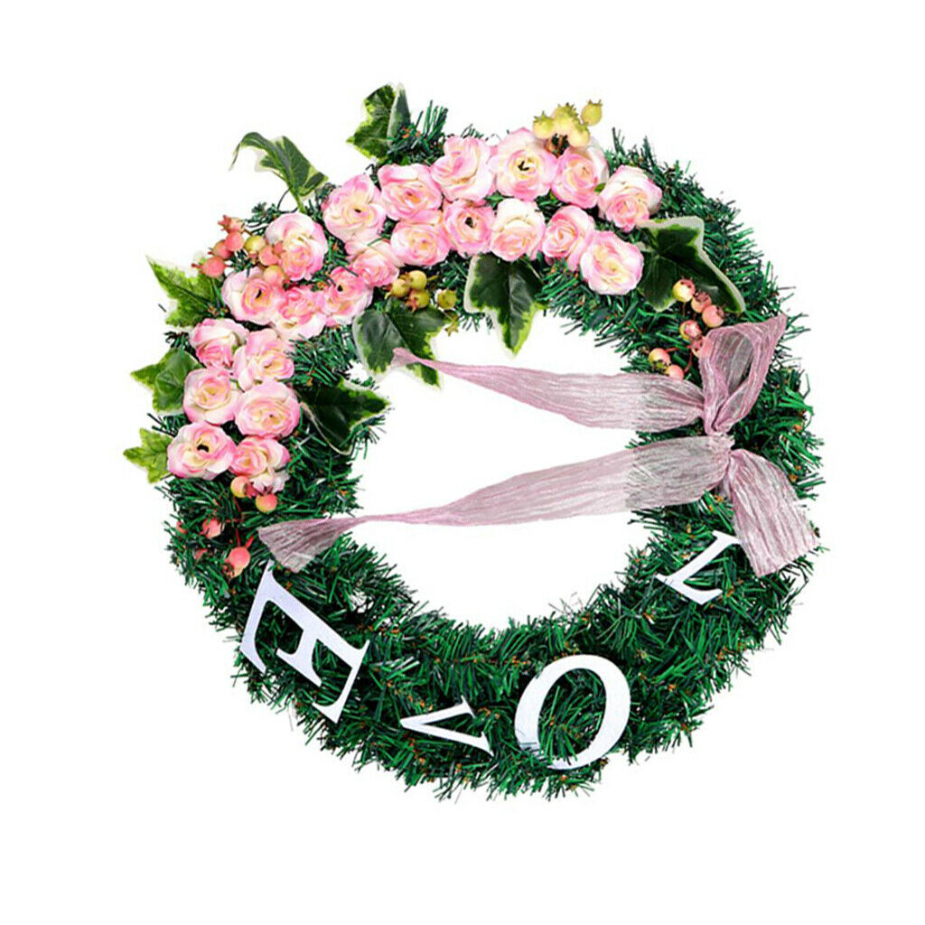 Love Letter Wreath Rustic Handmade Wreath Express Love to Family and Friends