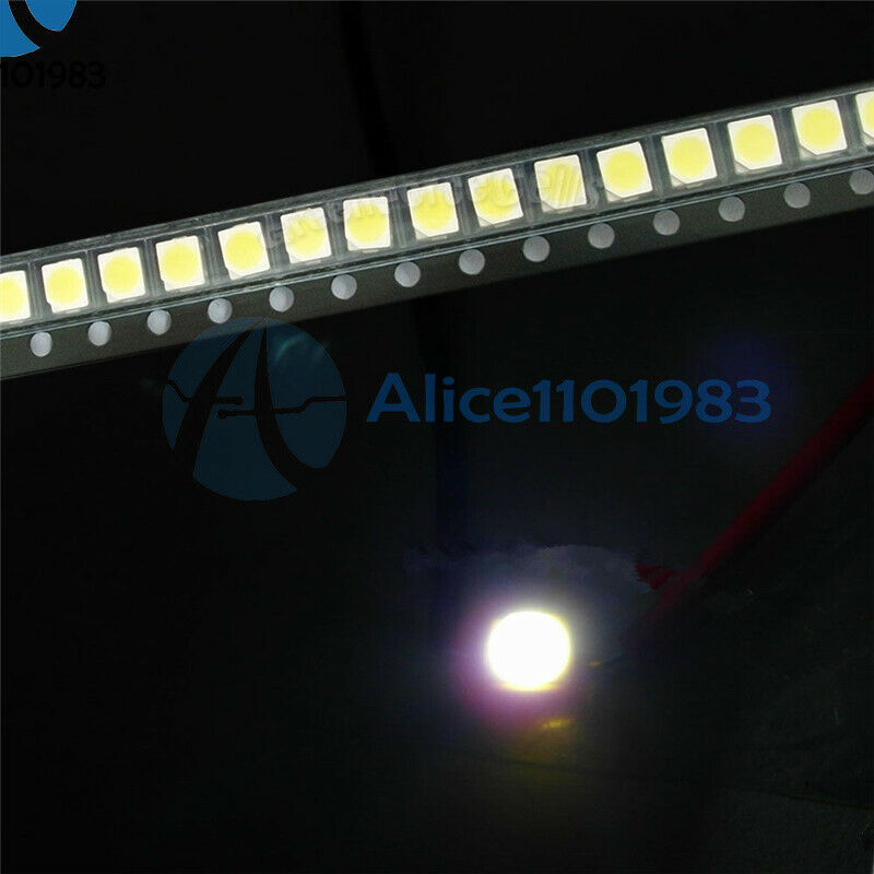 200PCS White PLCC-2 3528 1210 Super Bright Light LED POWER TOP SMD SMT