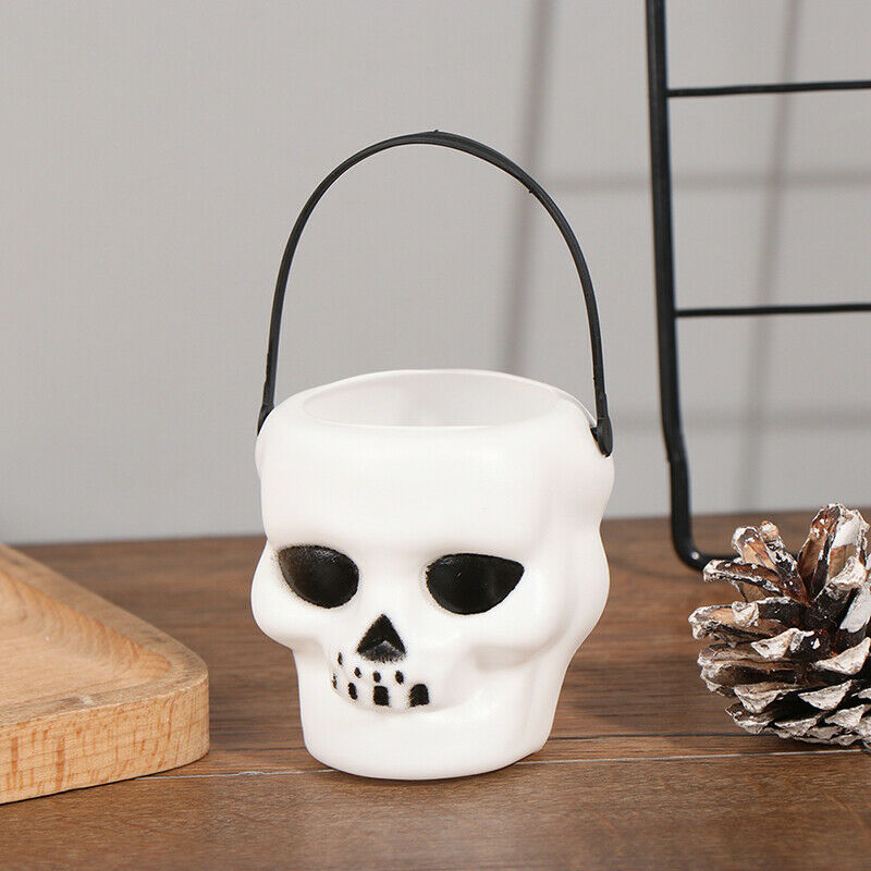 Halloween People Dress Up Skeleton Candy Jar Novelty Halloween Bucket Orn.l8