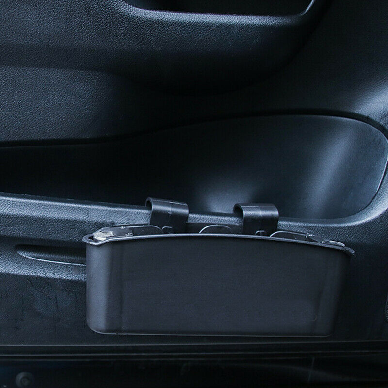 Car Door Pocket Front Door Side Coin Box Driver/Passenger Storage Tray Organizer