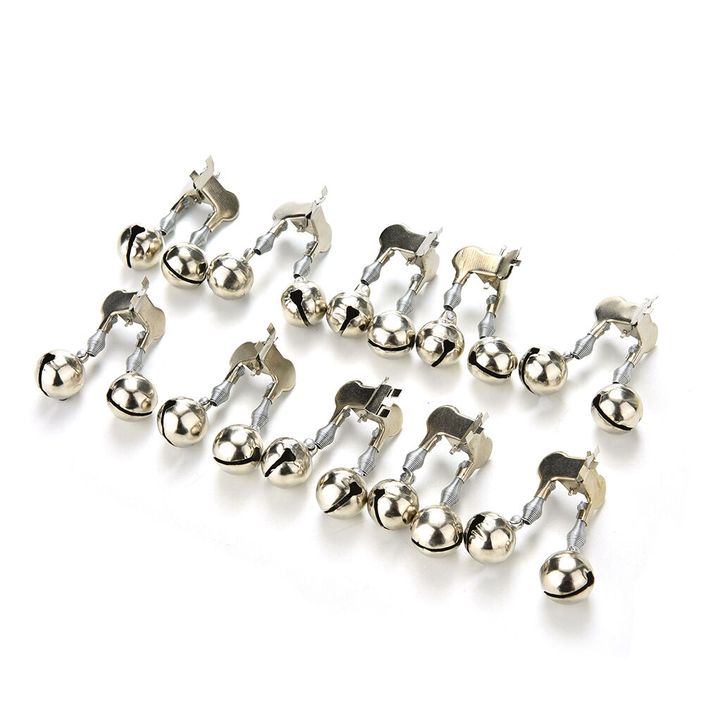 10 PCS Twin Bells Bite Alarm Clip-on for Fishing Rod Outdoor Hot QpO Lt