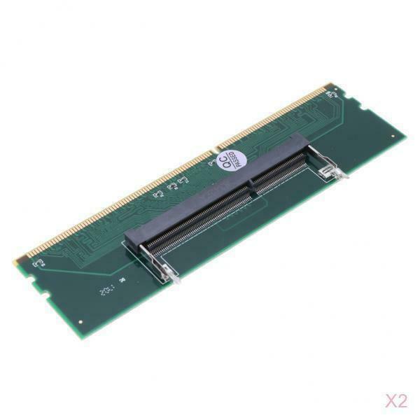 2 Pieces DDR3 Laptop to Desktop Memory RAM Connector Adapter Memory Tester