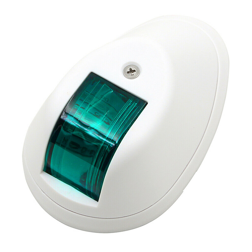Nylon White Housing Red&Green 12V / 24V Navigation Light Safety Signal Lamp