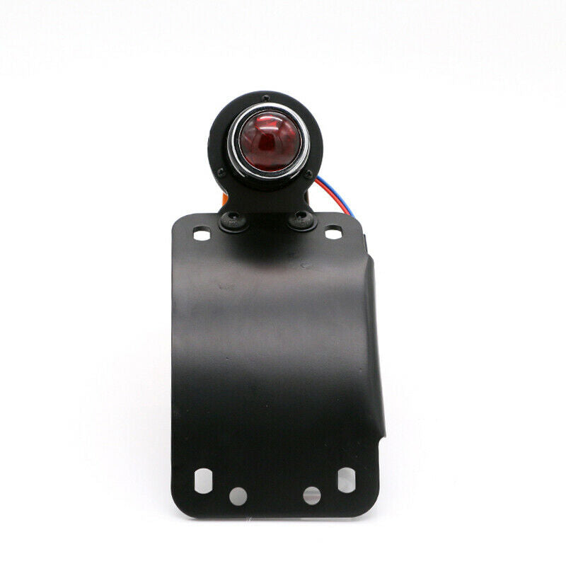 Red Indicator Motorcycle LED Cafe Racer Brake License Plate Retro Tail Light