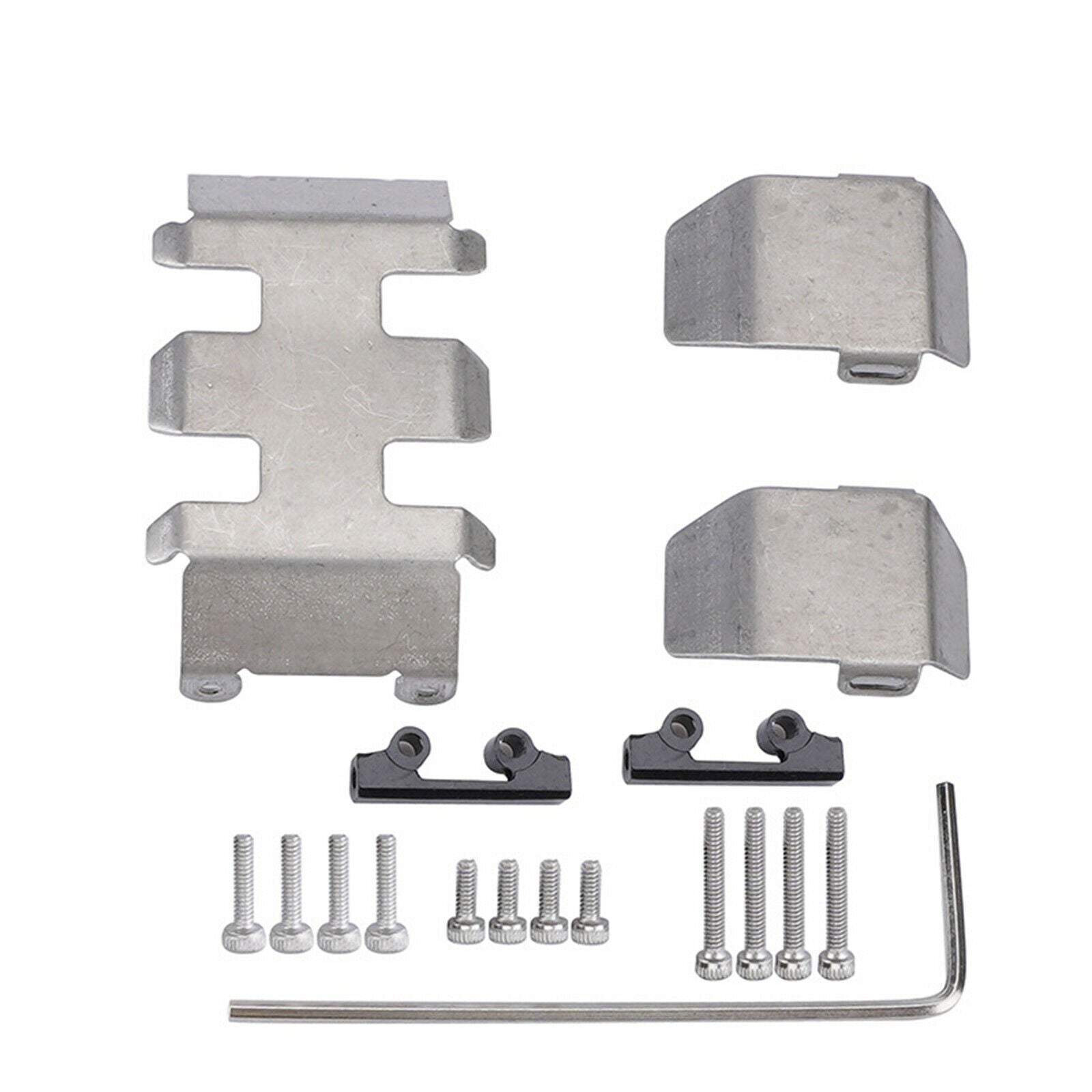 Metal Chassis Armor Guard Skid Plate for Axial SCX24 1/24 Crawler Car Parts
