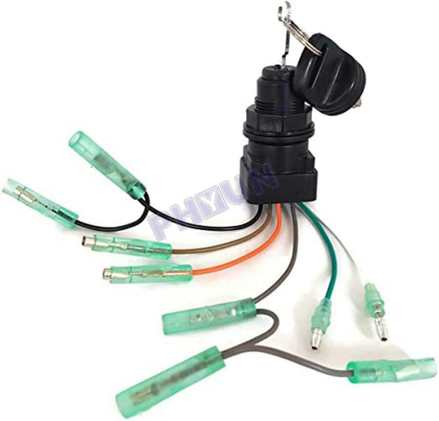 Ignition Key Switch Assembly Control Box For Suzuki Outboard 37110-99E00 / 92E01
