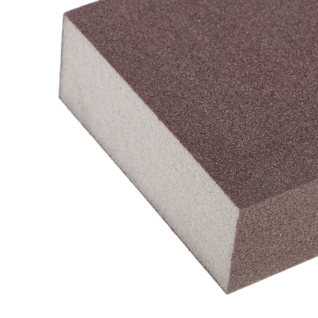 6x 6Pcs Abrasive Sanding Sponge Block Sandpaper Pad Kitchen Wood Surfaces