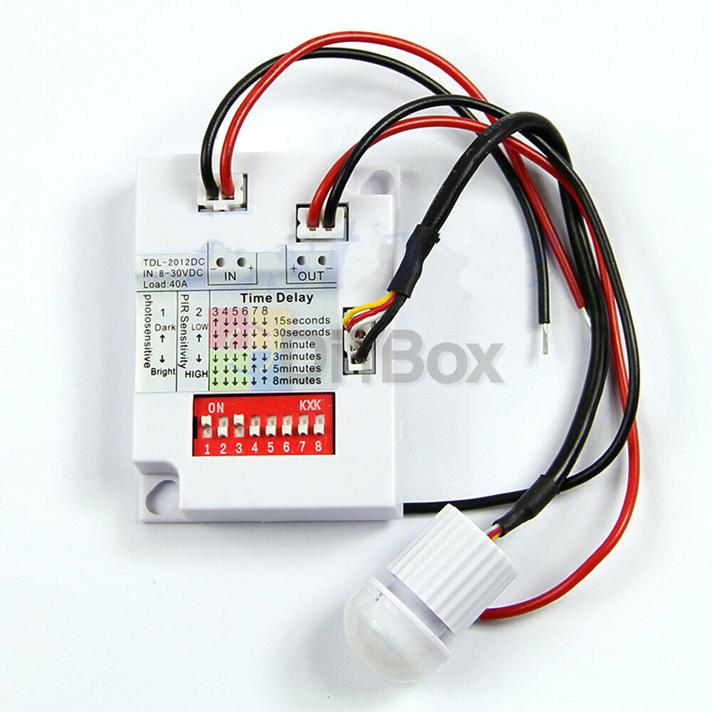 DC 8-30V Plastic Intelligent Light Body Sensor Module IR Motion Sensor Switch