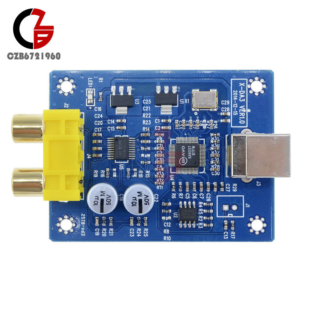 SA9227 + PCM5102A 32BIT / 384KHZ USB DAC/HIFI Asynchronous Decoder FOR android