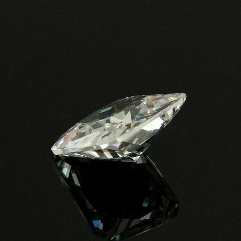 10*10mm Unheated Artificial White Sapphire 22.80ct Cushion Shape AAA  Loose Gems