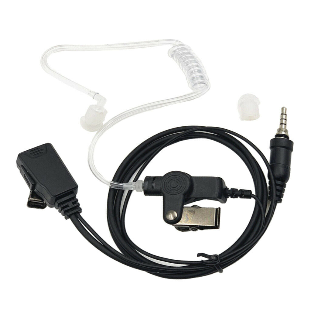 Clip Earpiece Headset with Microphone for Yaesu Vertex VX-127 FT-270 PY-6321