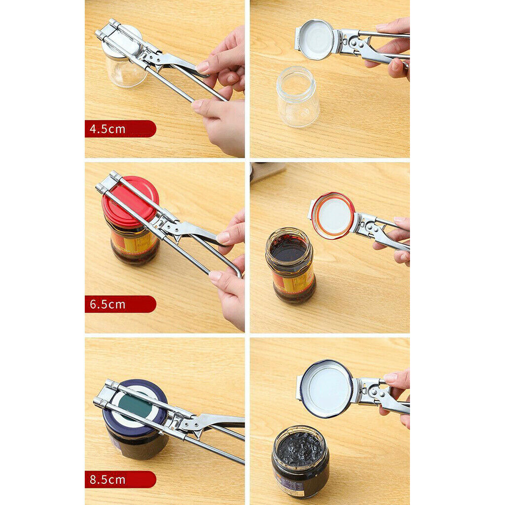 Jar Opener Cover Remover Bottle Gripper Stainless Steel Jar Lid Opener Home