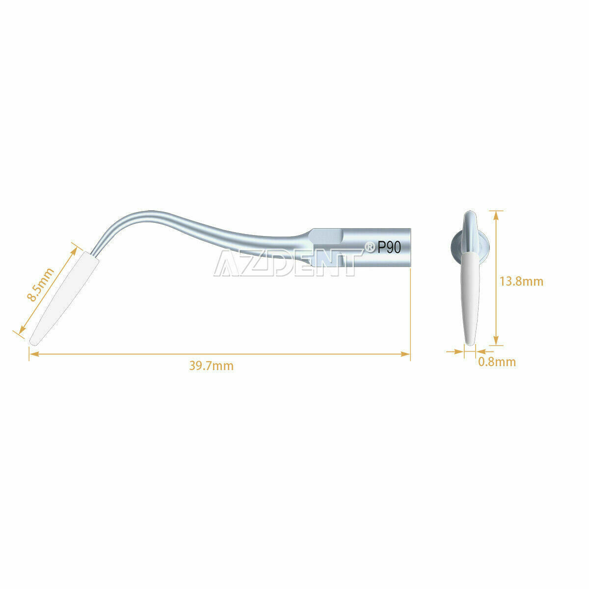 5 X Dental Scaler Tip Periodontal Implant Cleaning Tip P90  Fit EMS WOODPECKER