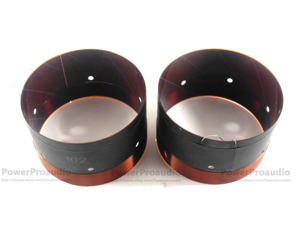 2X 102MM Audio Bass Speaker Voice Coil Subwoofer Woofer Sound 2 Layers